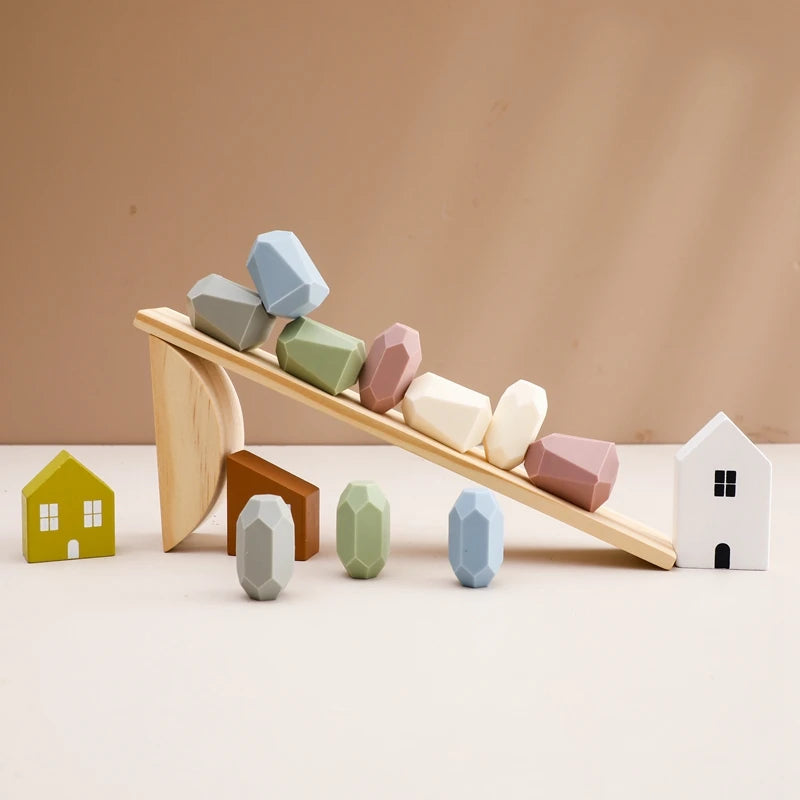 Wooden Seesaw Toys Blocks