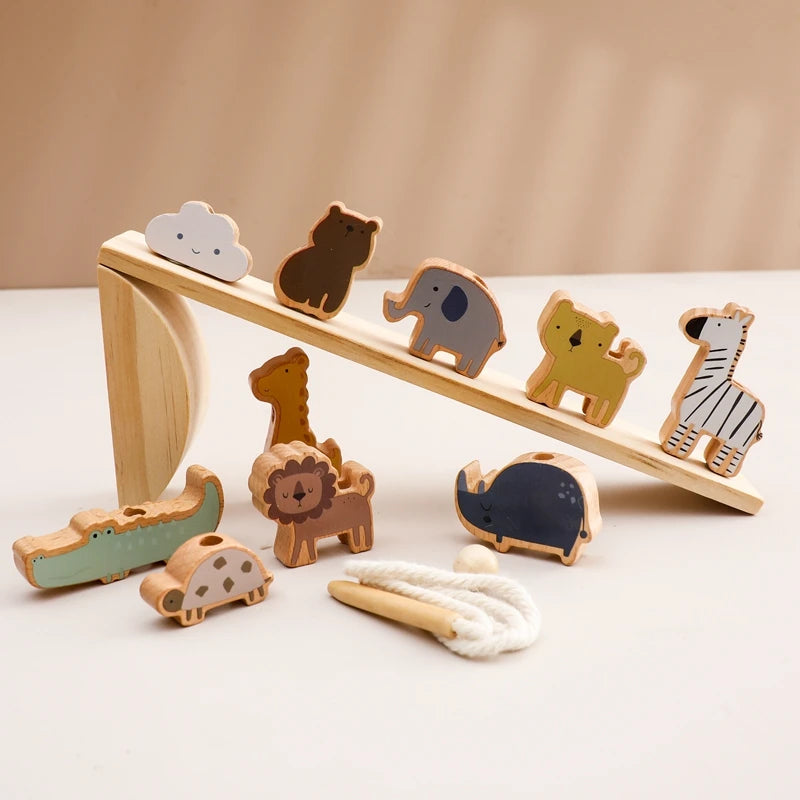 Wooden Seesaw Toys Blocks