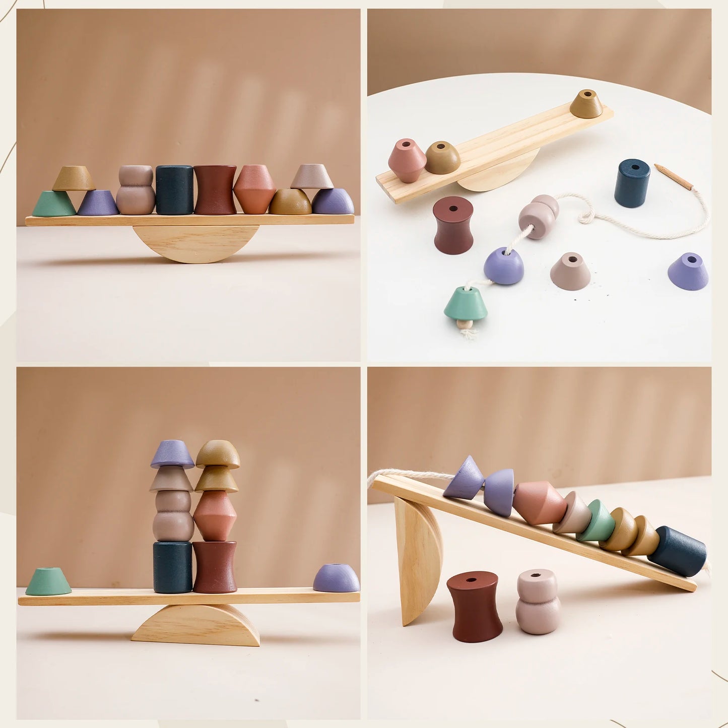 Wooden Seesaw Toys Blocks