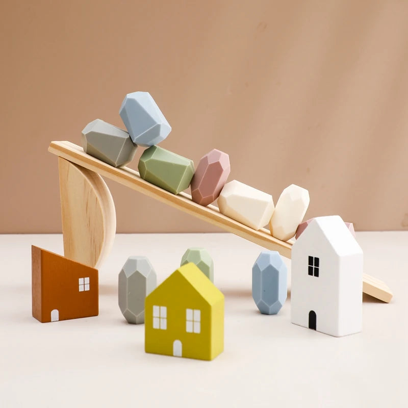 Wooden Seesaw Toys Blocks
