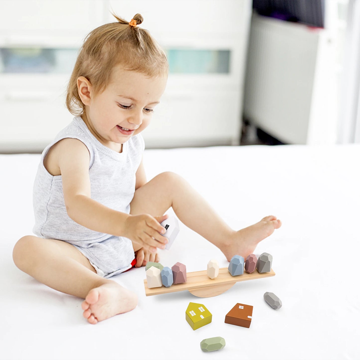 Wooden Seesaw Toys Blocks