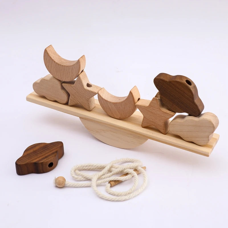 Wooden Seesaw Toys Blocks