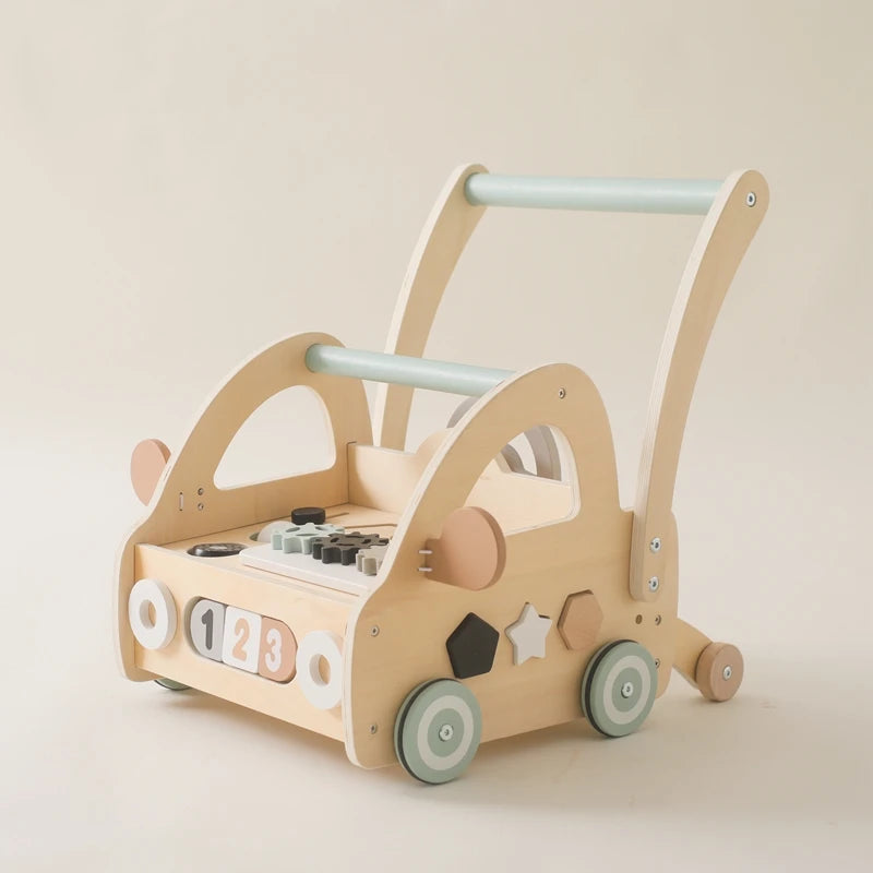 Wooden Baby Learning Walker