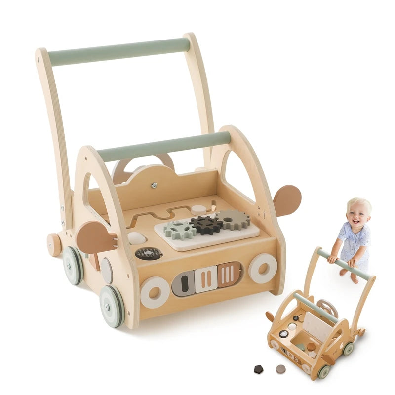 Wooden Baby Learning Walker