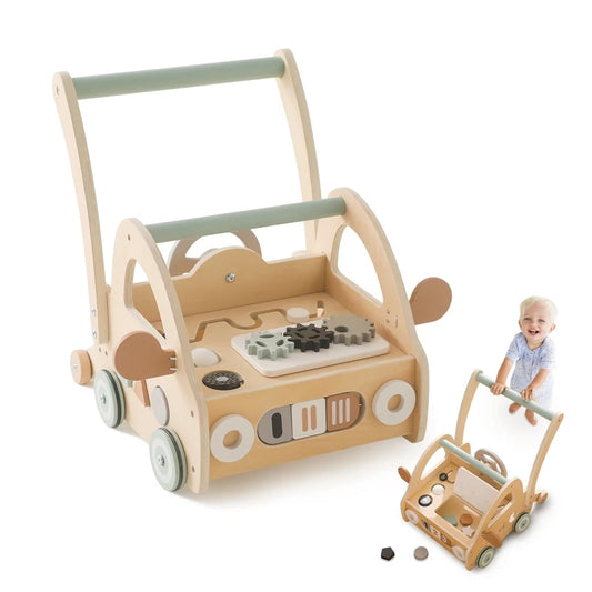 Wooden Baby Learning Walker