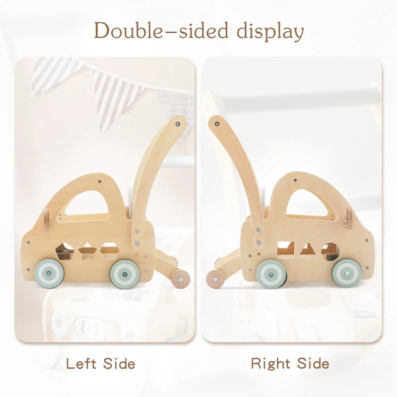 Wooden Baby Learning Walker