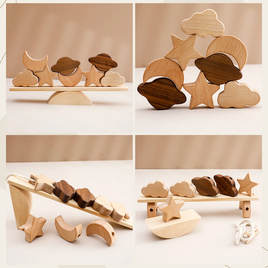 Wooden Seesaw Toys Blocks