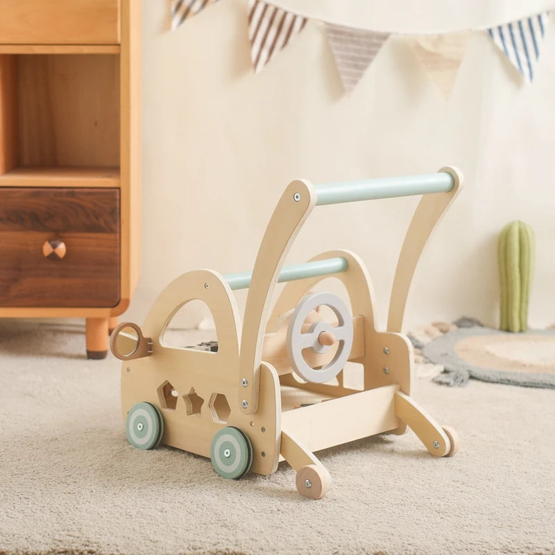 Wooden Baby Learning Walker