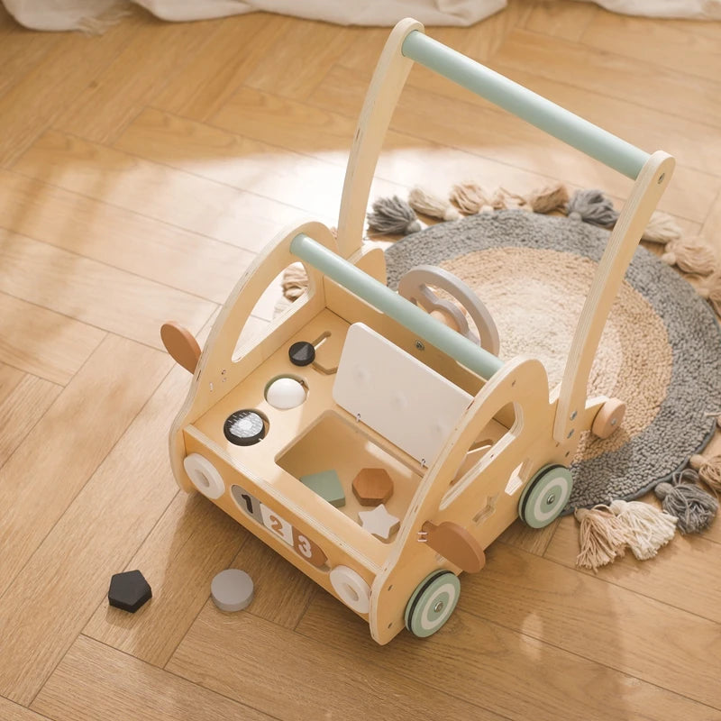 Wooden Baby Learning Walker